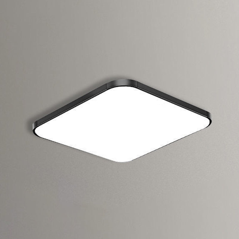 Geometry Shape Ceiling Lamp Modern Aluminium 1 Light Flush Mount for Bedroom