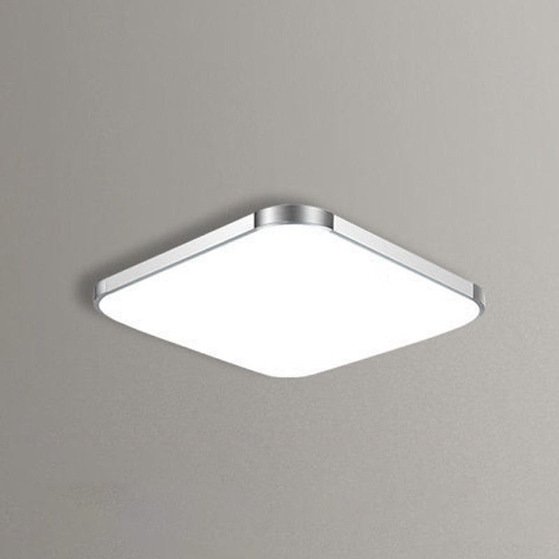 Geometry Shape Ceiling Lamp Modern Aluminium 1 Light Flush Mount for Bedroom