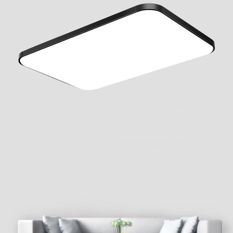 Geometry Shape Ceiling Lamp Modern Aluminium 1 Light Flush Mount for Bedroom