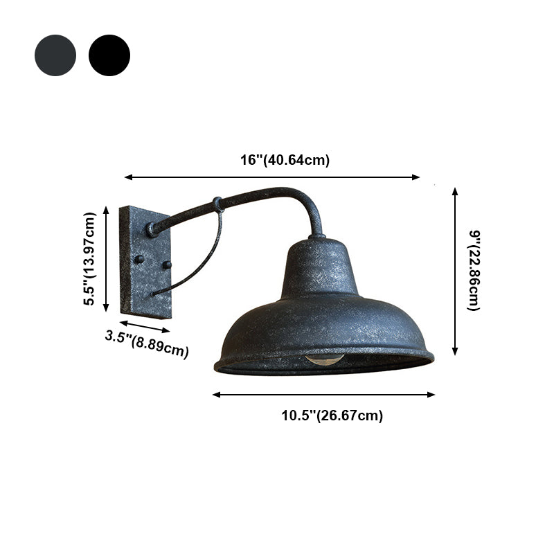 Stile industriale Luci di applique a parete geometrica Metal 1 illuminazione a monte leggera