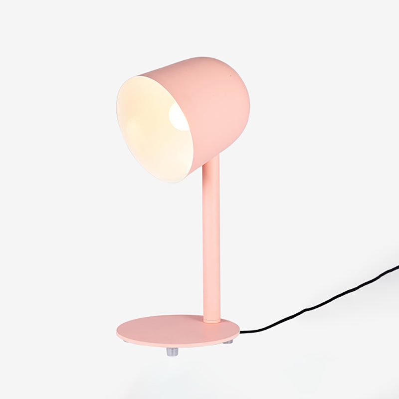 Modern Style Dome Night Table Lamp Metal 1-Light Nightstand Lamp