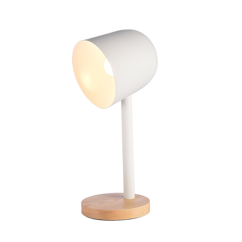Modern Style Dome Night Table Lamp Metal 1-Light Nightstand Lamp