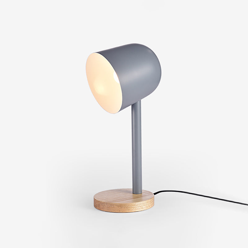 Modern Style Dome Night Table Lamp Metal 1-Light Nightstand Lamp