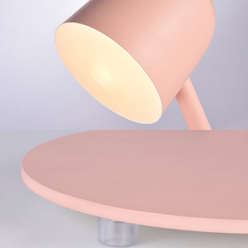 Modern Style Dome Night Table Lamp Metal 1-Light Nightstand Lamp