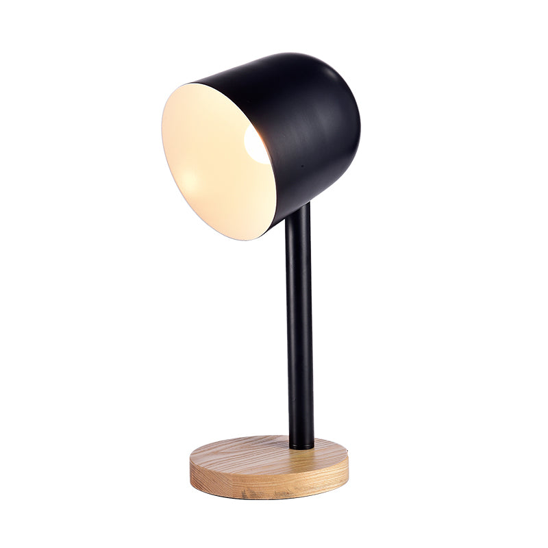 Modern Style Dome Night Table Lamp Metal 1-Light Nightstand Lamp
