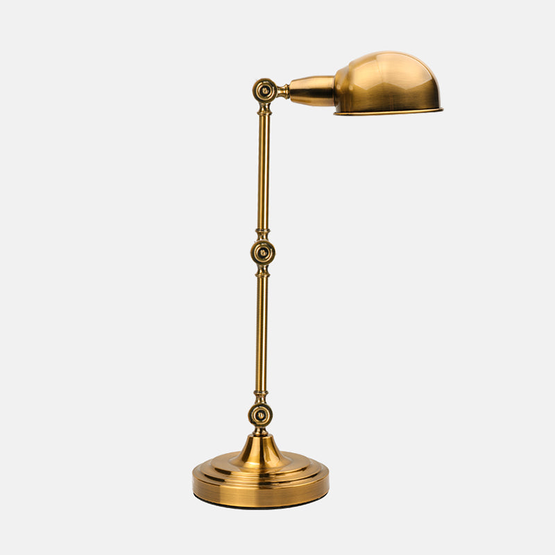 Dome 1 Light Nightstand Lamp Mid Century Metal Night Table Lamps