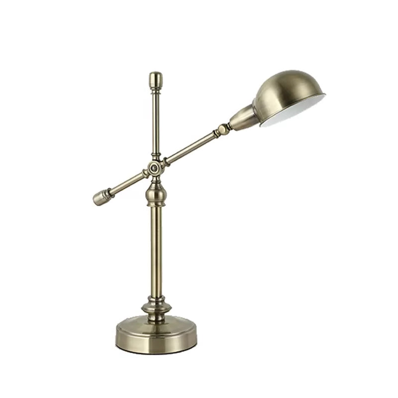 Dome 1 Light Nightstand Lamp Mid Century Metal Night Table Lamps