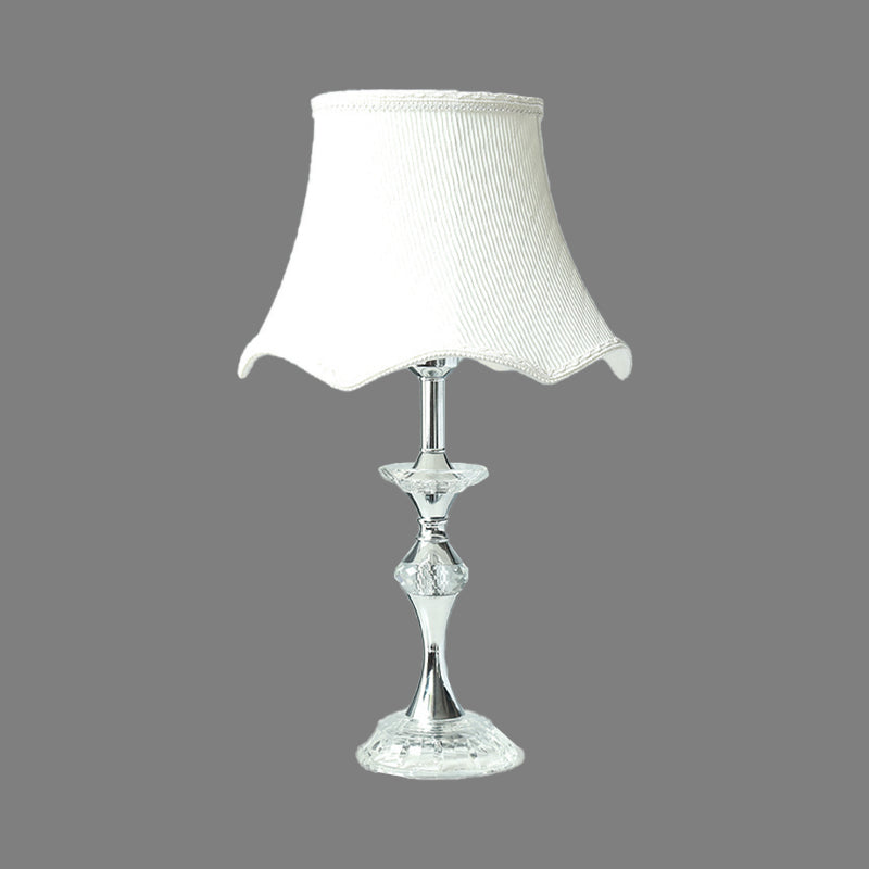 1 hoofd eetkamer tafel licht modern witte kleine bureaubriek met bel -stofschaduw