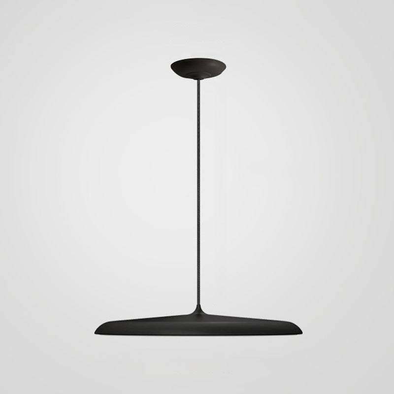 Electroplate Metal LED Hanging Lamp in Modern Style Acrylic Circular Pendant Light for Dining Room