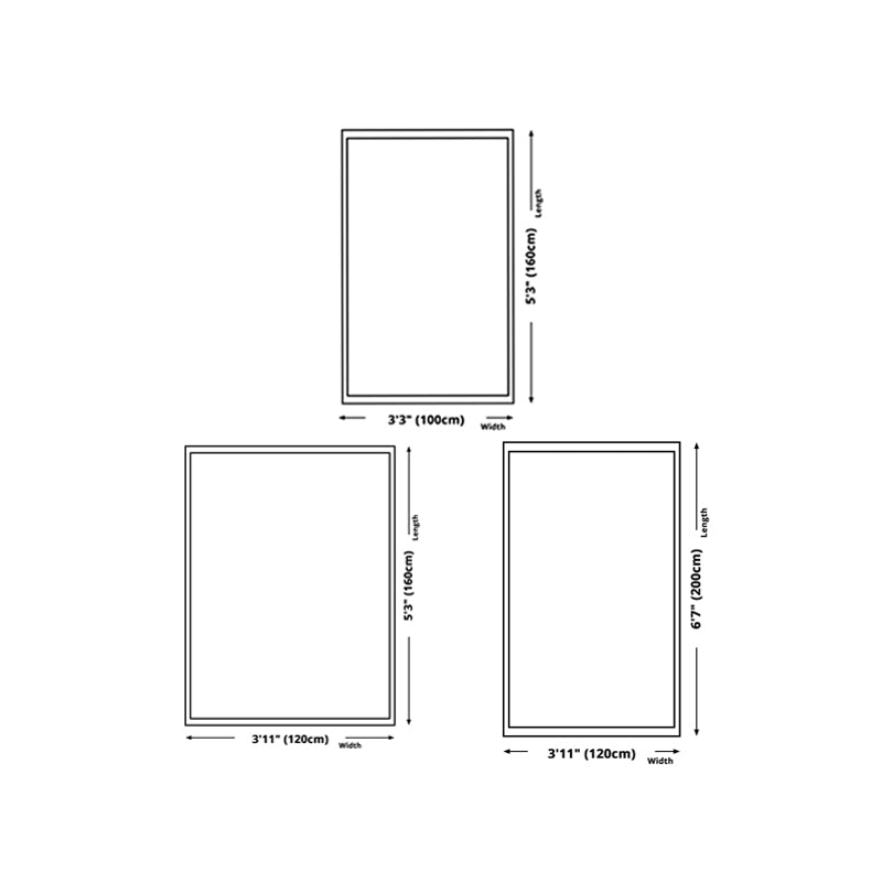 Natural Leopard Printed Rug Polyester Indoor Carpet Non-Slip Backing Area Carpet for Living Room