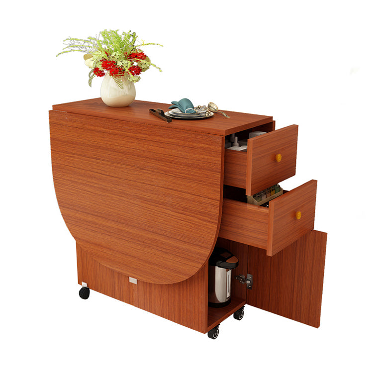 Wood Mid-Century Modern Indoor Table Manufactured Wood Top Table for Dining Room
