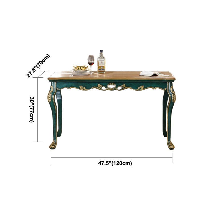 Midcentury Style Dining Site Table Solid Wood 4-foot Dining Room Furniture for Home