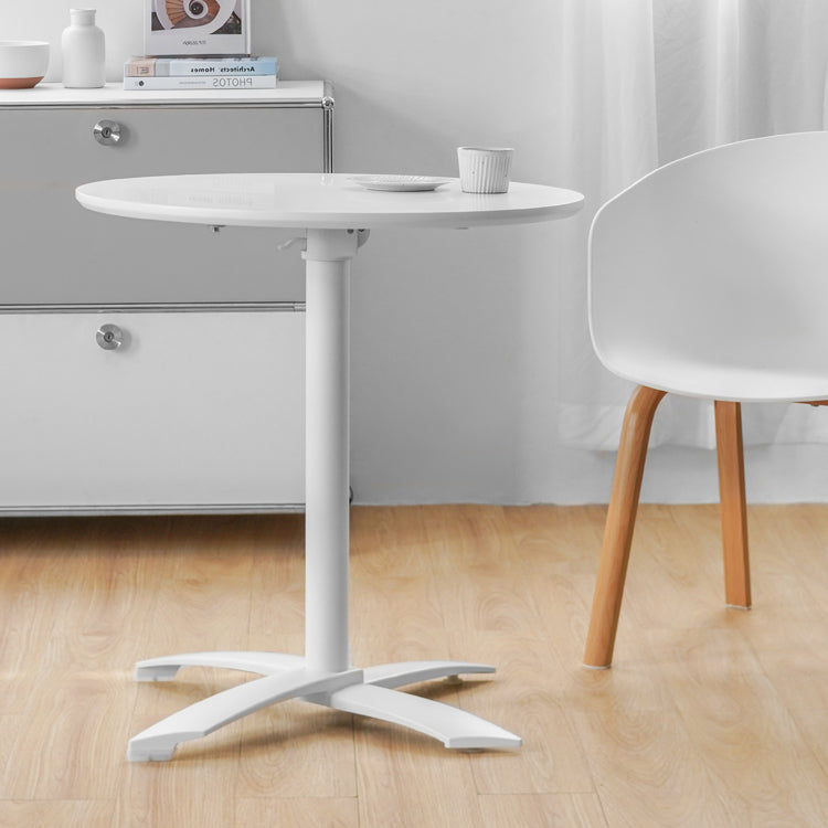Tavolo da pranzo in legno solido rotondo Simplicity Style Dining Room Collection per interno