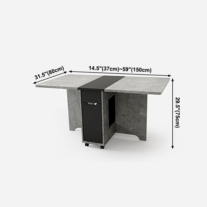 Mid-Century Modern Dining Room Table Pedestal Dining Table for Home Kitchen Dinner