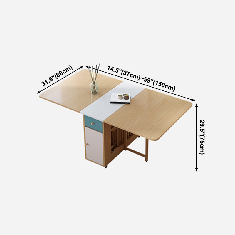 Mid-Century Modern Dining Room Table Pedestal Dining Table for Home Kitchen Dinner