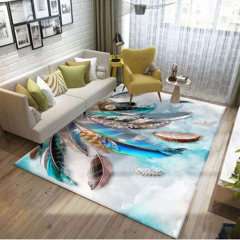 Fancy Modern Carpet Animals Pattern Polyester Area Rug Non-Slip Backing Rug for Home Decor