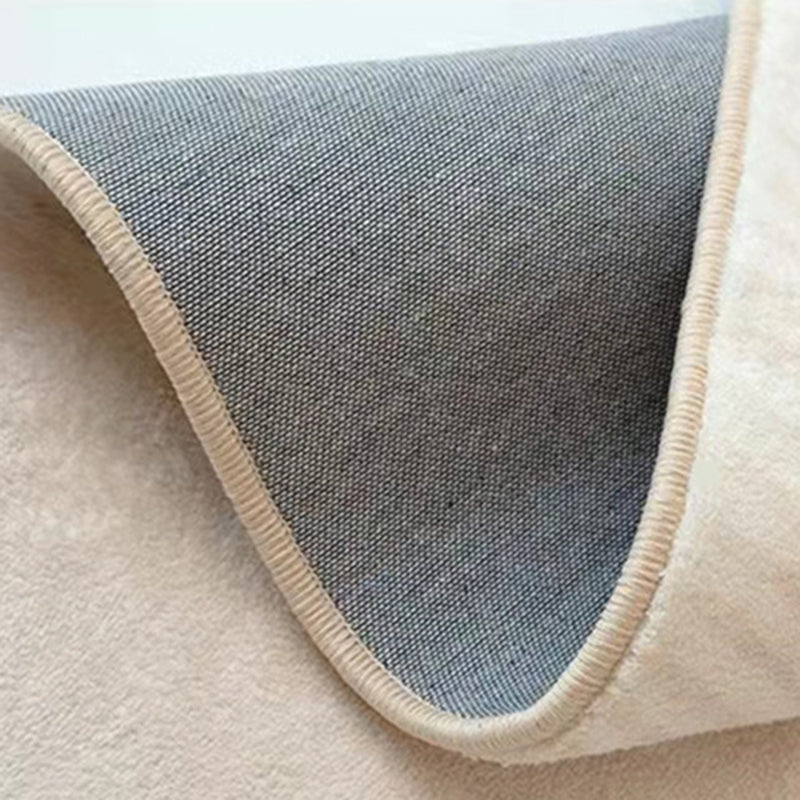 Chic Brown Area Rug Plaid Print Polyester Area Carpet Stain Resistant Rug for Home Decor