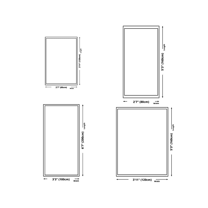 Contemporary Washable Carpet Abstract Pattern Rug Stain Resistant Polyester Area Rug for Living Room