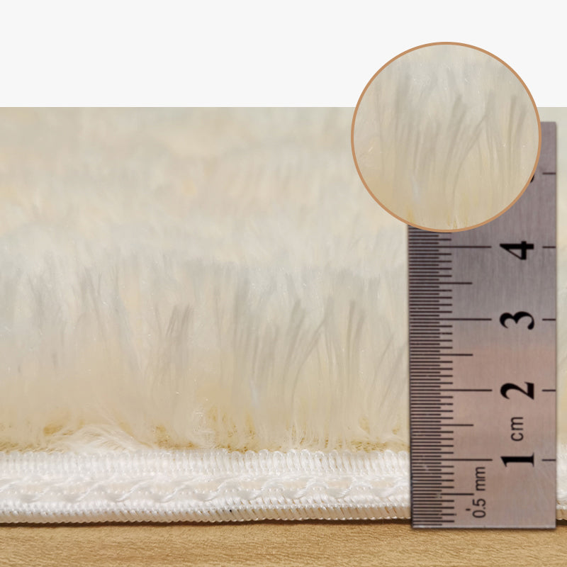 Tendy Shag Area Tapis Simplicity Plain Intérieur tapis intérieur Polyester Anti-Slip Backing Tapis pour décoration intérieure
