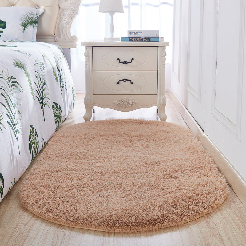 Tendy Shag Area Tapis Simplicity Plain Intérieur tapis intérieur Polyester Anti-Slip Backing Tapis pour décoration intérieure