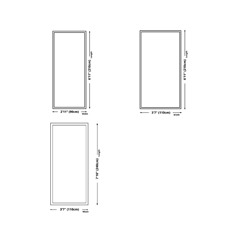 Black Modern Area Rug Houndstooth Pattern Polyester Area Carpet Stain Resistant Rug for Home Decor