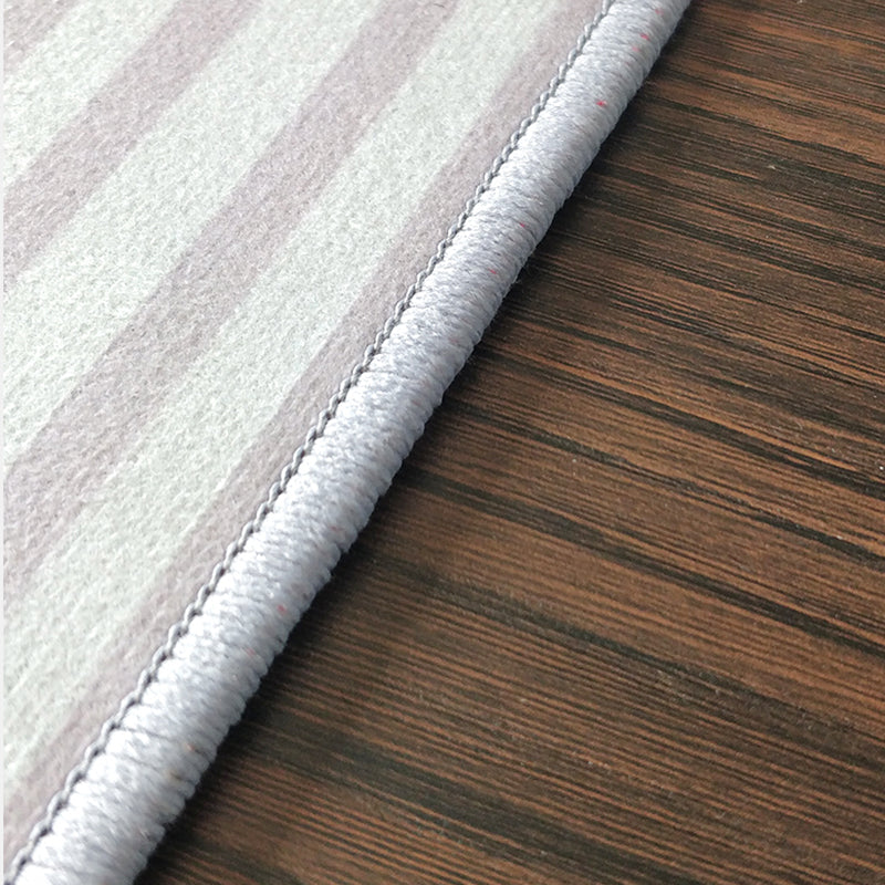 Modern Geometric Carpet Leisure Contrast Panel Area Rug Polyester Carpet with Non-Slip Backing