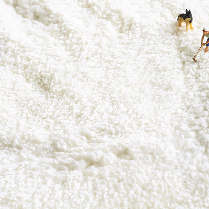 Grey Modern Carpet Geometric Pattern Polyester Area Rug Anti-Slip Area Rug for Bedroom