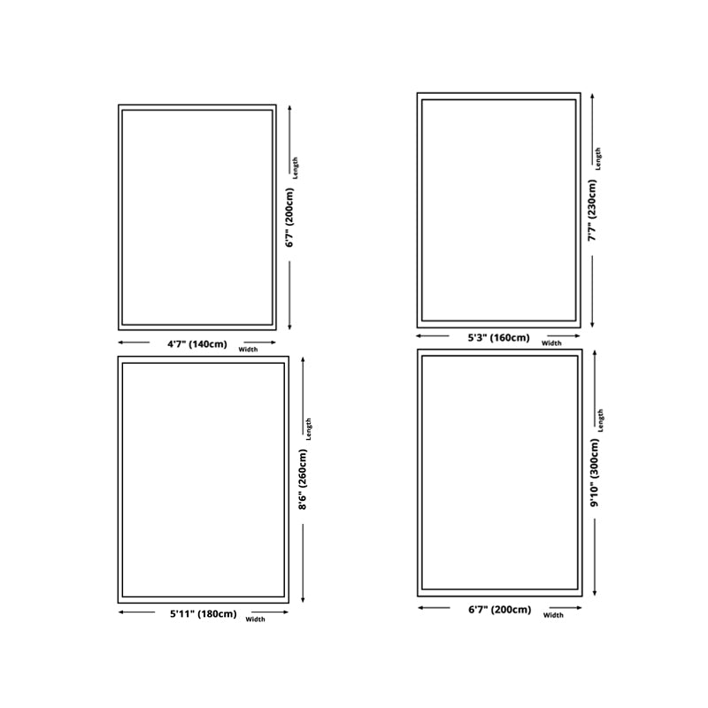 Stilvoller moderner Teppichkontrast Farbe PVC -Bereich Teppich Fleckenfester Teppich für Wohnkultur