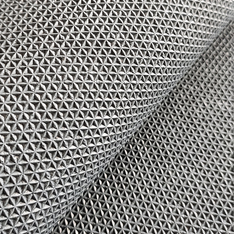 Fancy Modern Rug Grey Polyester Area Rug Geometric Print Anti-Slip Rug for Drawing Room