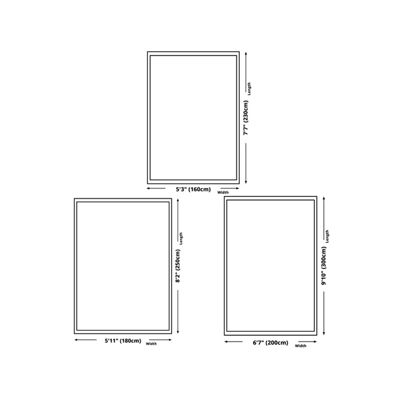 Beige Modern Rug Polyester Geometric Print Area Carpet Non-Slip Backing Rug for Home Decor