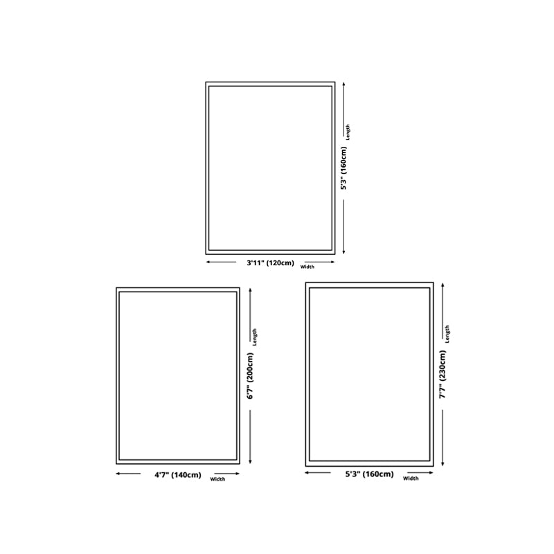 Modern Yellow Area Rug Geometric Print Polyester Carpet Anti-Slip Rug for Drawing Room