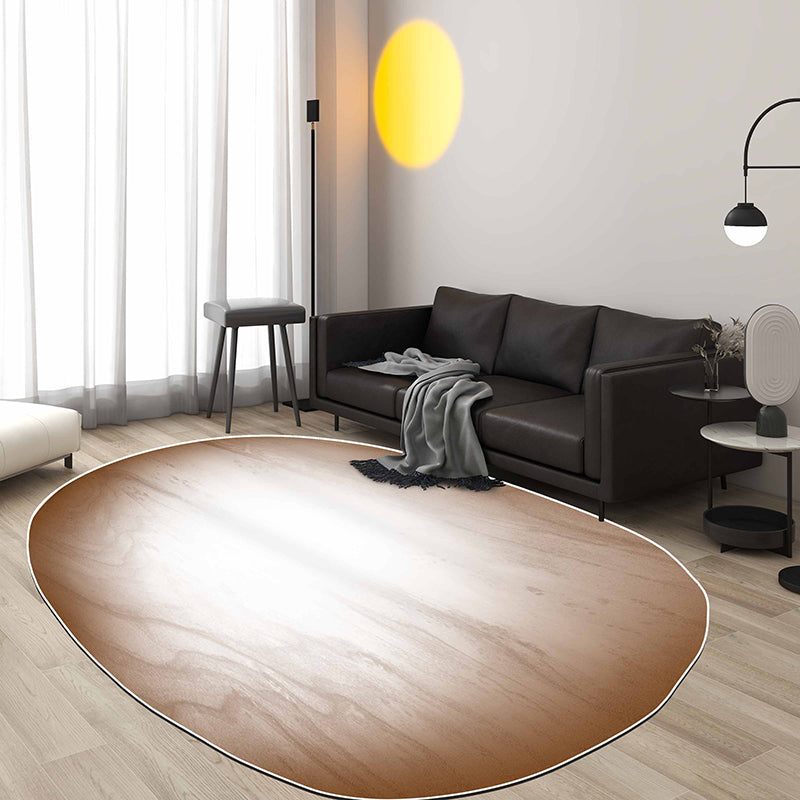 Tapis Chic à blocs de couleurs, moderne, en lin, antidérapant, pour la décoration de la maison