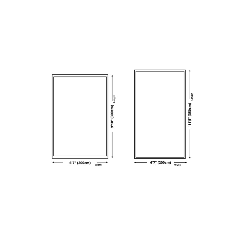 Fancy Modern Rug Color-Blocked Polyester Area Rug Non-Slip Backing Rug for Living Room