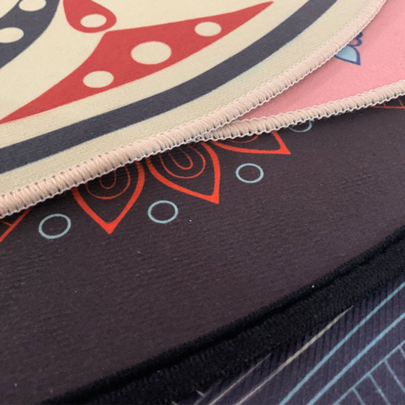 Alfombra de sala de estar elegante alfombra de área de poliéster de patrón antiguo