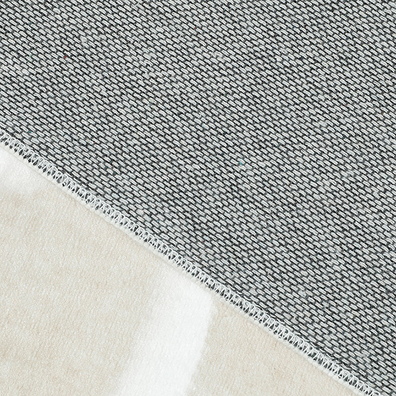 Fancy Modern teppich Farbblock Polyester Fläche Teppich nicht rutschfestes Hintergrund Teppich für Wohnkultur