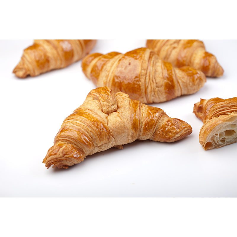 Customized Dessert Wall Mural with Croissant Pattern Mildew Resistant Wallpaper Commerce Shop