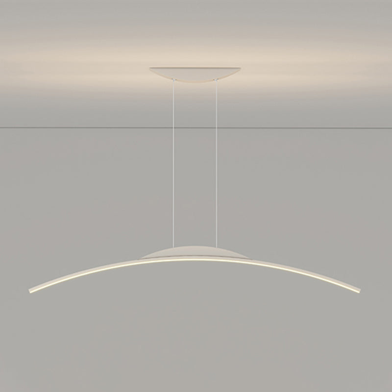 Contemporary Style Linear Island Lighting Metal 1 Light Island Pendant Light