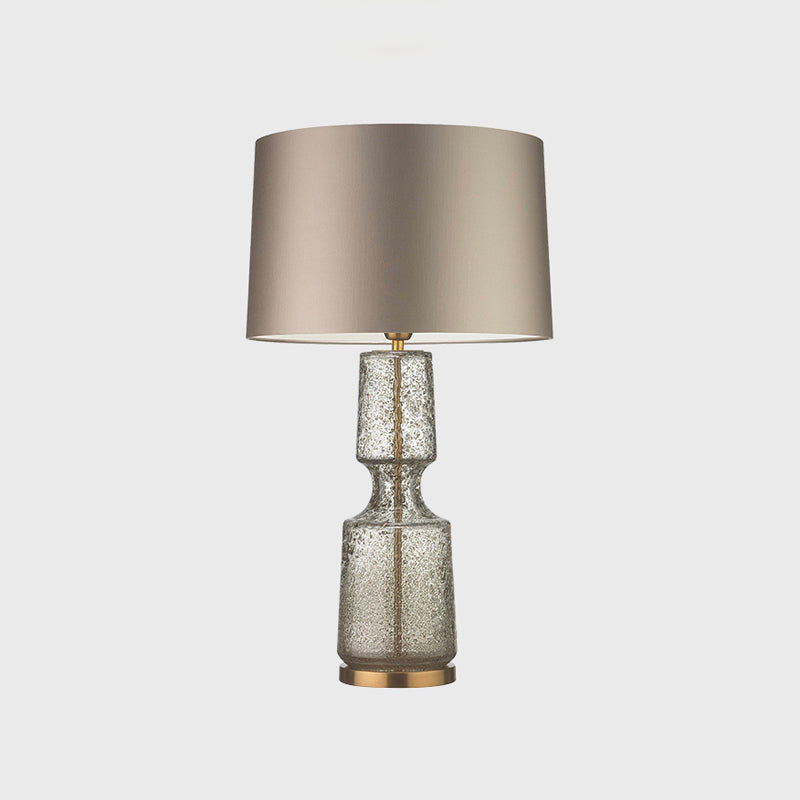 Cylinder 1-Light Table Light Postmodern Glass Table Lamp for Living Room