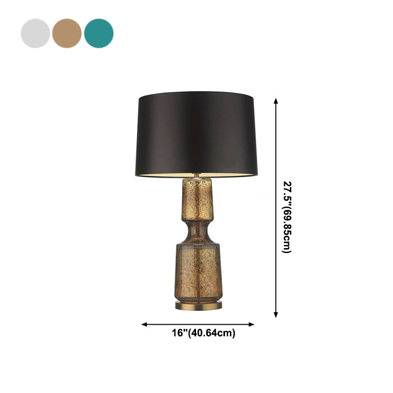Cylinder 1-Light Table Light Postmodern Glass Table Lamp for Living Room