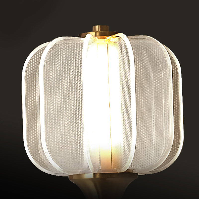 Multi -licht cilindrische tak hangende lichten moderne stijl acrylhangende verlichting