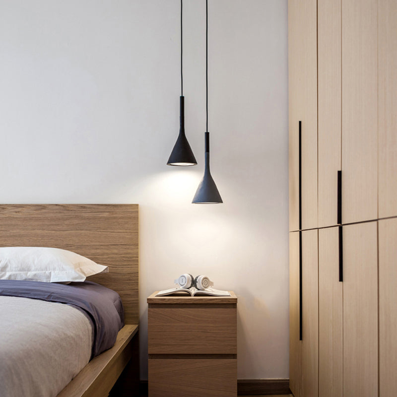 Moderne stijl kegel tint hangend licht 1 lichte hanglamp voor woonkamer