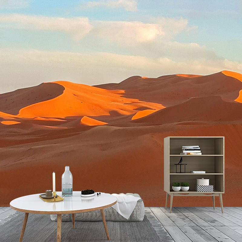 Desert Landscape Mural Wallpaper Modern Style Mildew Resistant for Bedroom