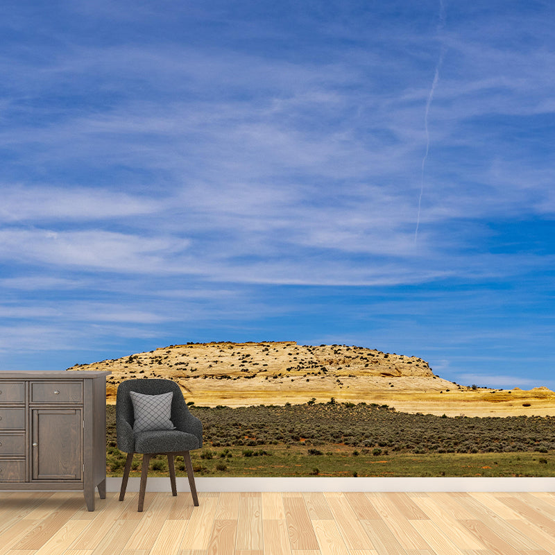 Desert Landscape Mural Wallpaper Modern Style Mildew Resistant for Bedroom