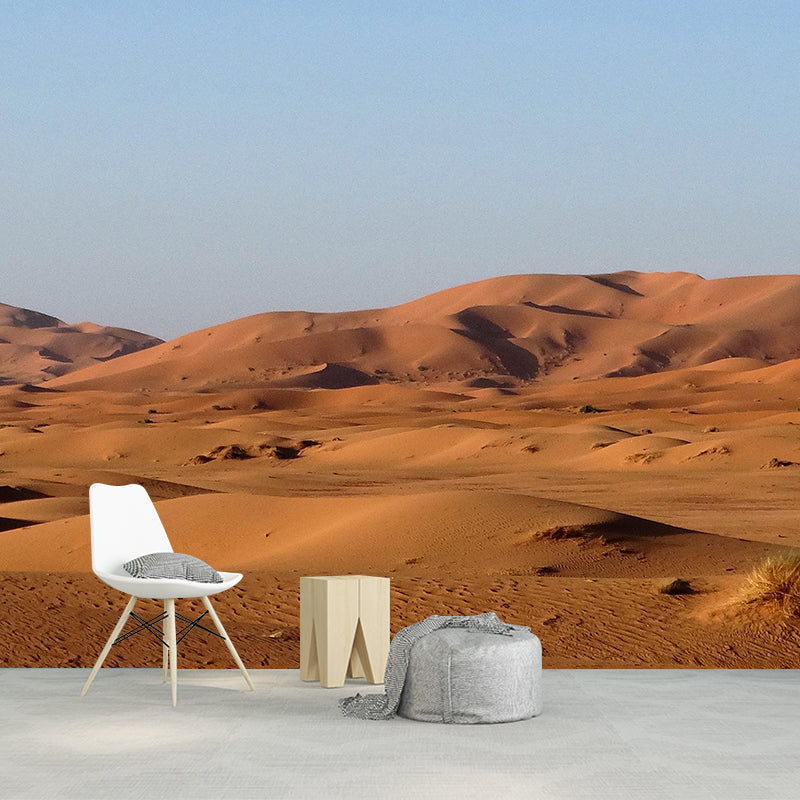 Desert Landscape Mural Modern Style Mildew Resistant for Bedroom