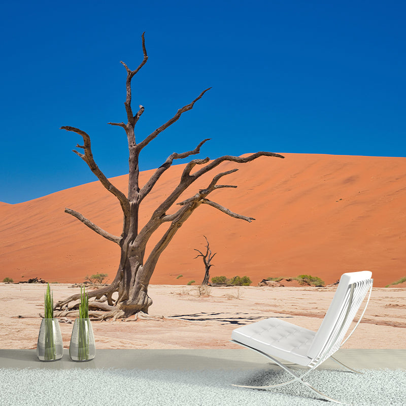 Desert Landscape Wall Mural Wallpaper Modern Style Mildew Resistant for Decoration
