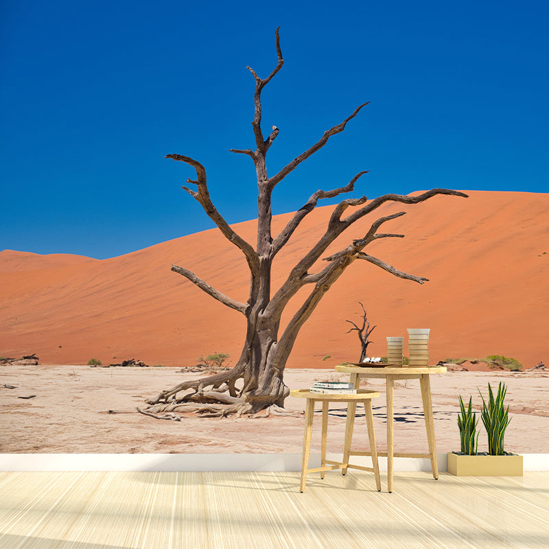 Desert Landscape Wall Mural Wallpaper Modern Style Mildew Resistant for Decoration