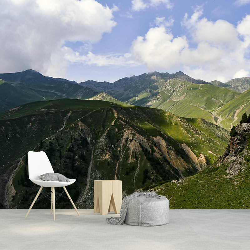 Mountain View Wall Mural Wallpaper Modern Mildew Resistant for Bedroom