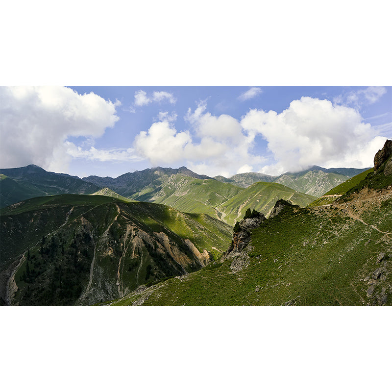 Mountain View Wall Mural Wallpaper Modern Mildew Resistant for Bedroom