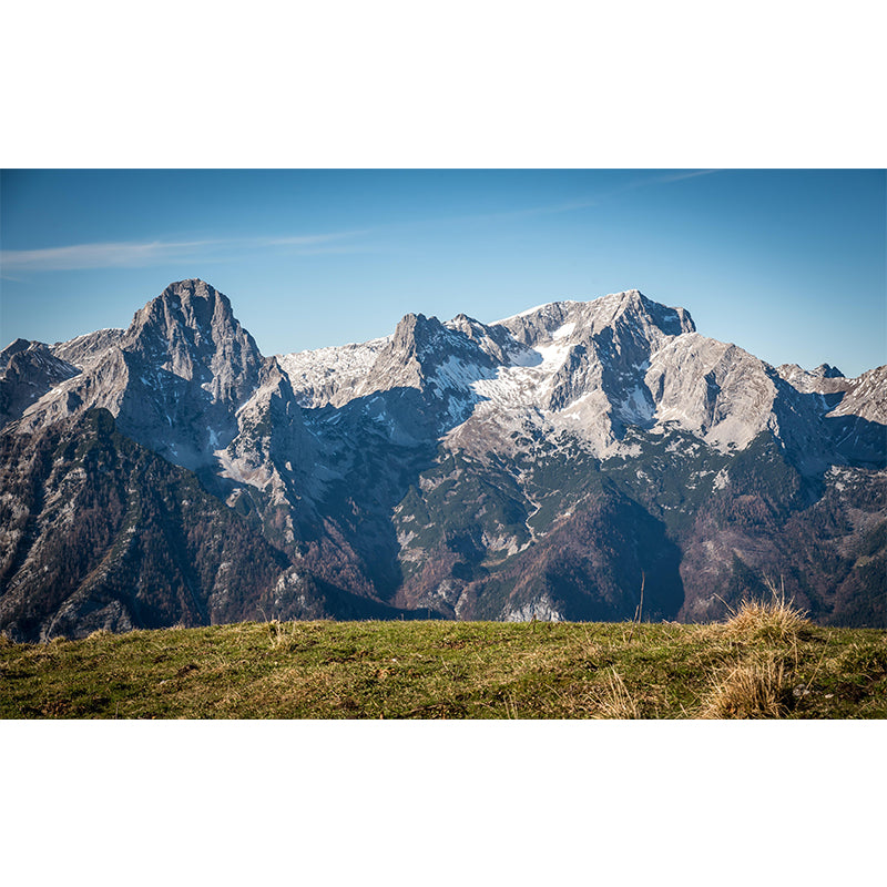 Mountain View Mural Wallpaper Modern Style Mildew Resistant for Decoration