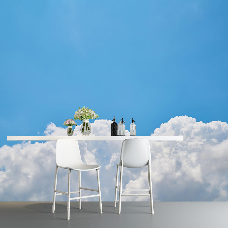 Sky View Wall Mural Wallpaper Modern Style Mildew Resistant for Wall Decor